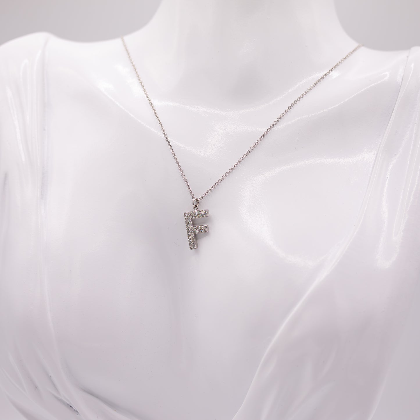 Letters with Diamonds Necklace