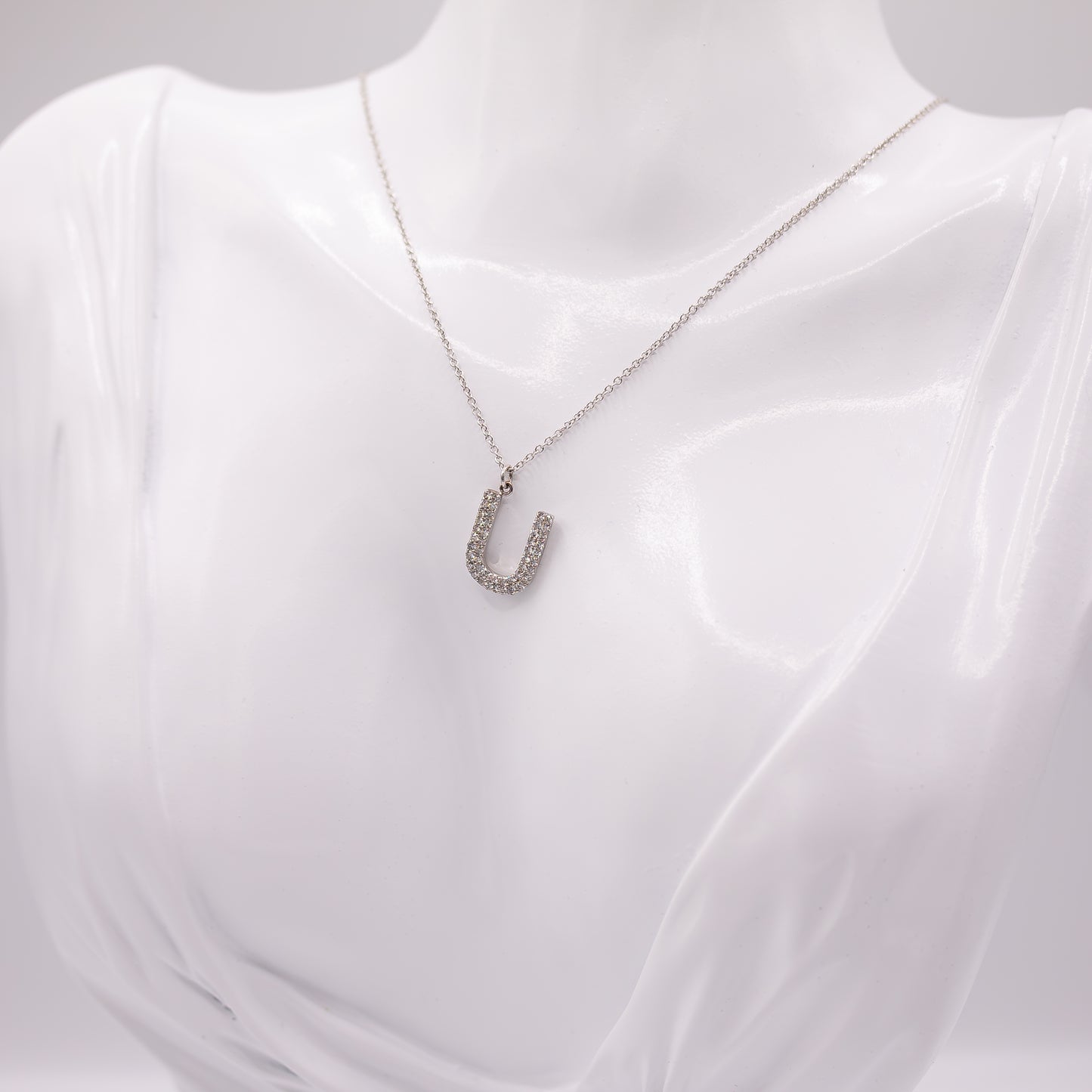 Letters with Diamonds Necklace