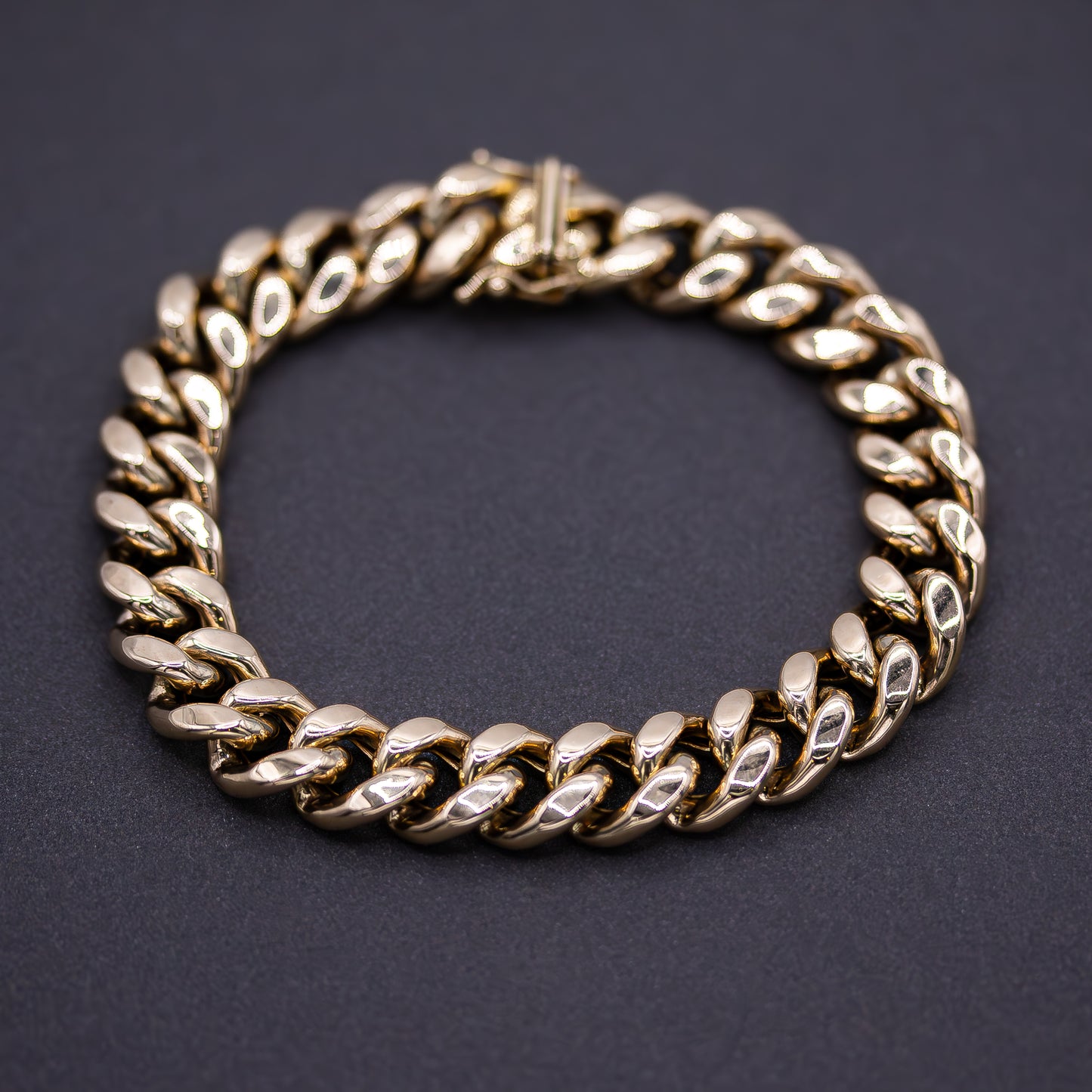 Cuban Bracelet 10K Yellow Gold
