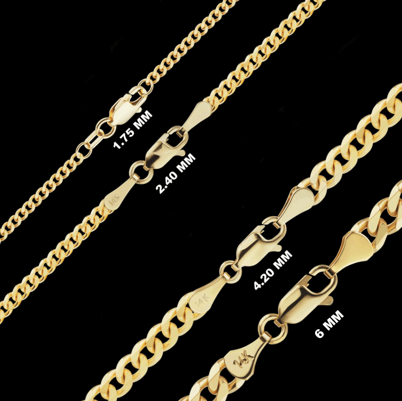 Curb Cuban Chain Selection