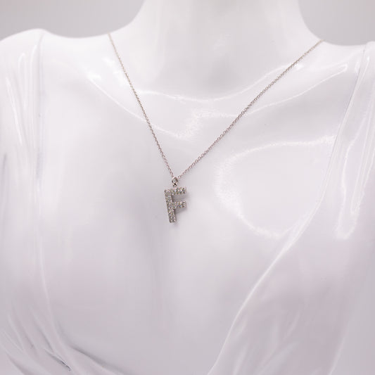 Letters with Diamonds Necklace