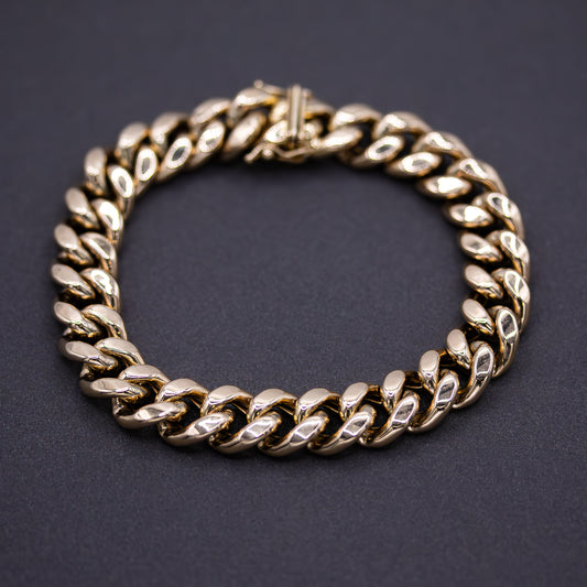 Cuban Bracelet 10K Yellow Gold