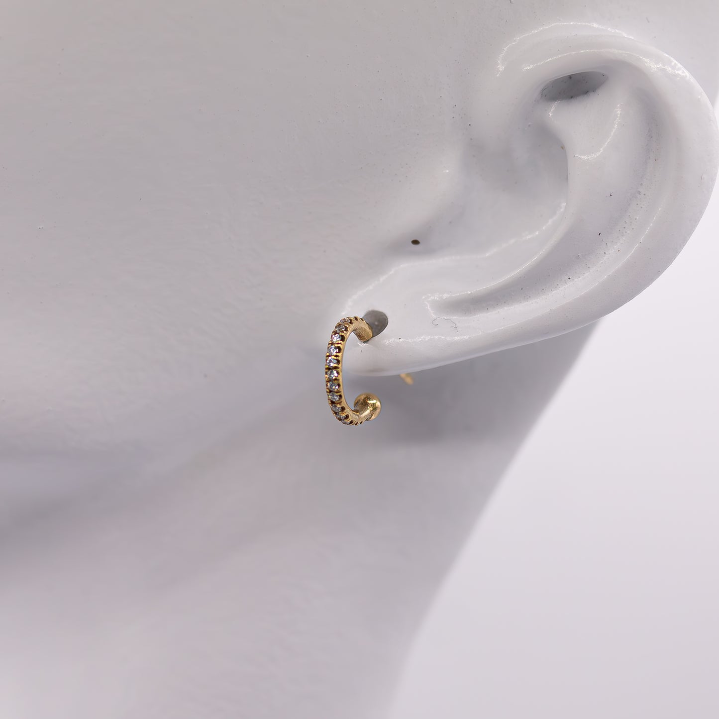 Ova Diamond Earrings (2 earrings in 1)