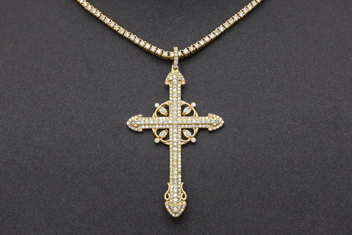 The Divine Cross with Diamonds 2.7 CTW