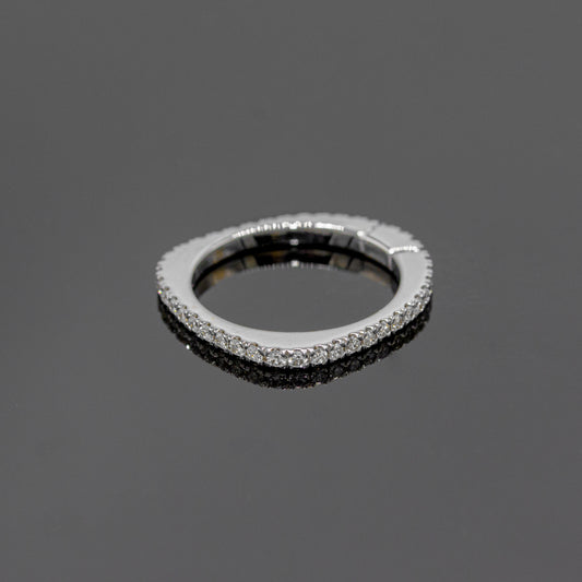Stackable Flat Eternity Ring