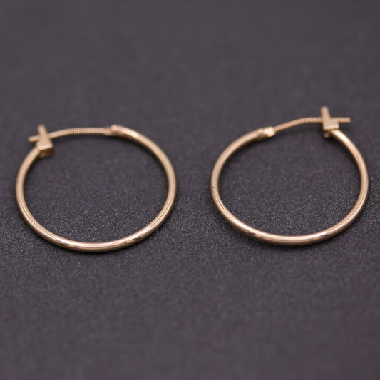 Tube Hoop Earrings