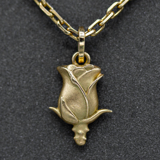 Rose From Concrete Pendant
